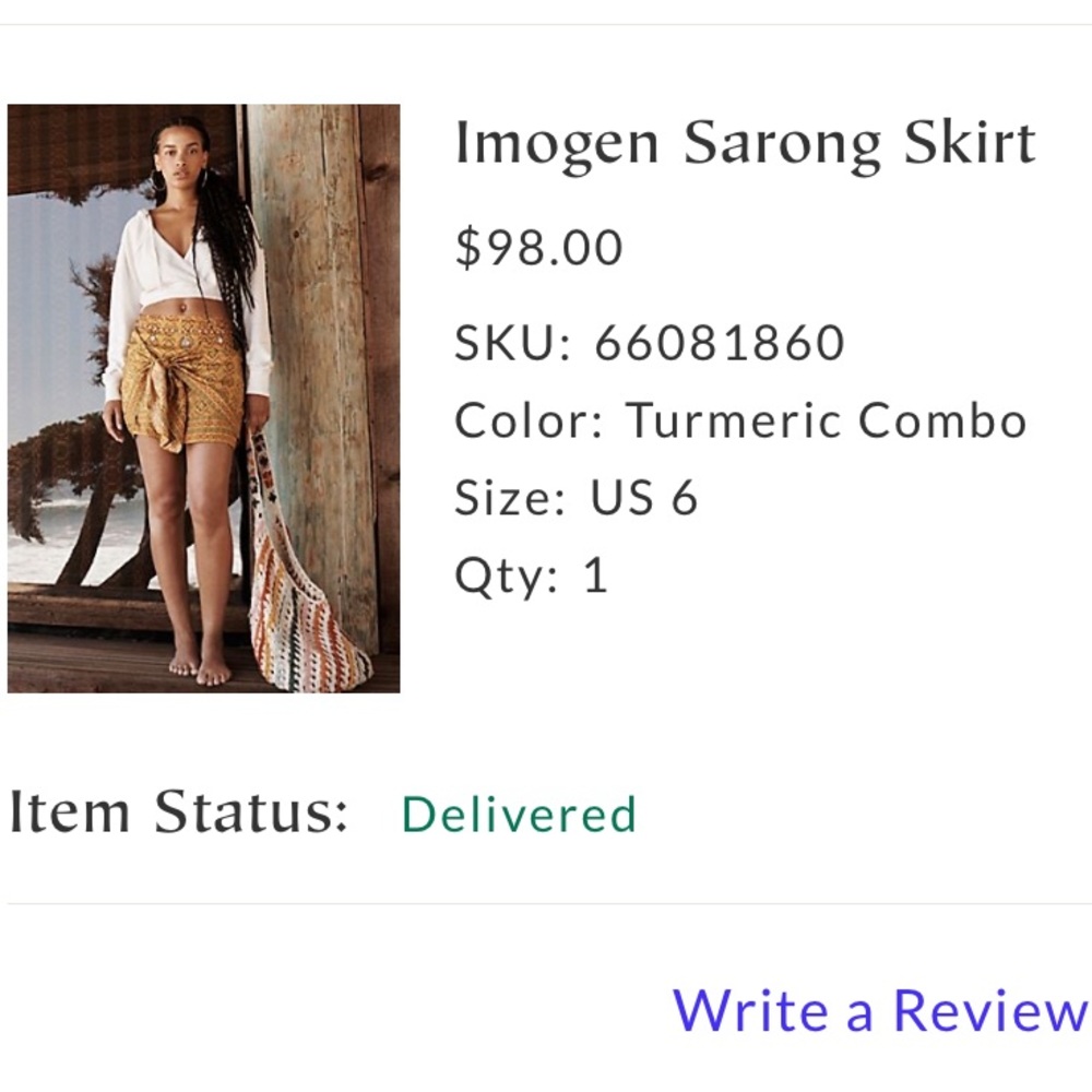 Imogen Sarong Skirt